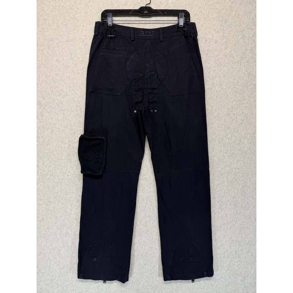 Vautour Cargo Utility Pants Black Multi Pocket Zip Ankle Tactical 32x30 - Picture 9 of 15